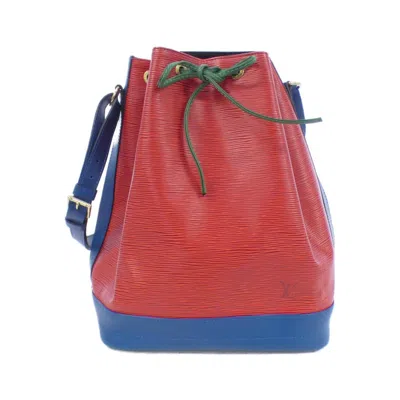 Pre-owned Louis Vuitton Blue Green Red Color Leather Shoulder Bag ()