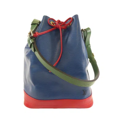 Pre-owned Louis Vuitton Blue Green Red Color Leather Shoulder Bag ()