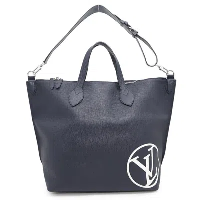 Pre-owned Louis Vuitton Blue Indigo Leather Tote Bag ()