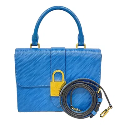 Pre-owned Louis Vuitton Blue Jean Handbag ()