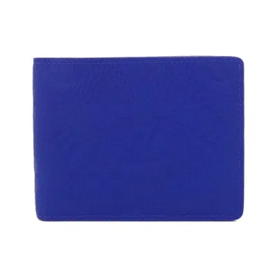 Pre-owned Louis Vuitton Blue Leather Bill Wallet (bi-fold) ()