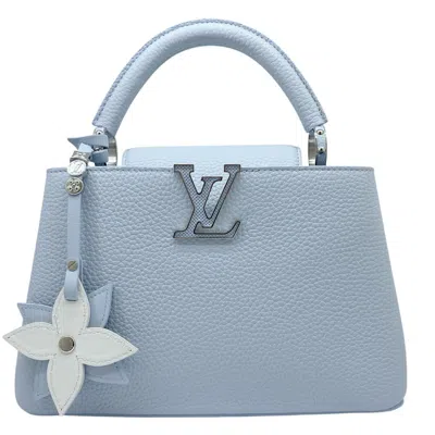 Pre-owned Louis Vuitton Blue Leather Handbag Shoulder Bag ()