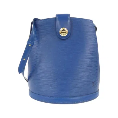 Pre-owned Louis Vuitton Blue Leather Shoulder Bag ()