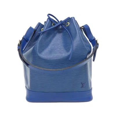 Pre-owned Louis Vuitton Blue Leather Shoulder Bag ()