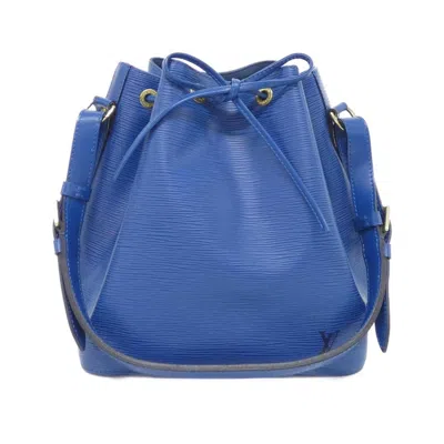 Pre-owned Louis Vuitton Blue Leather Shoulder Bag ()