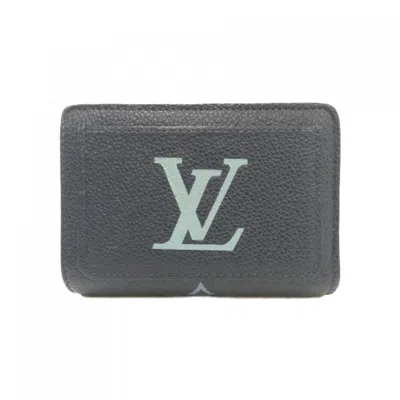 Pre-owned Louis Vuitton Blue Leather Wallet (bi-fold) ()
