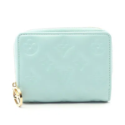 Pre-owned Louis Vuitton Blue Leather Wallet (bi-fold) ()