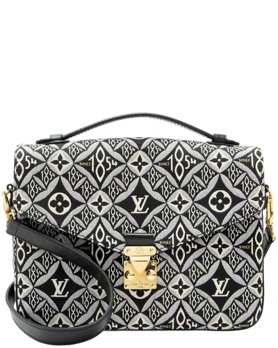 Pre-owned Louis Vuitton Blue Limited Edition Jacquard Since 1854 Pochette Metis  (authentic Pre-loved)