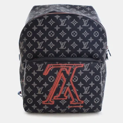 Pre-owned Louis Vuitton Blue Limited Edition Monogram Ink Upside Down Apollo