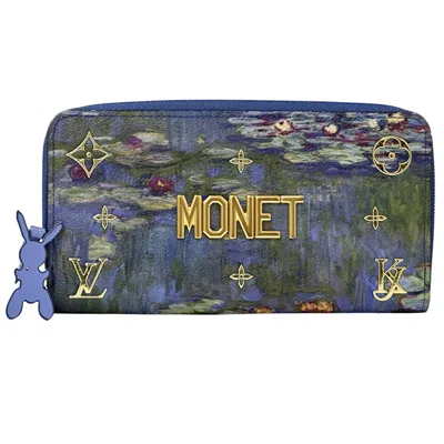 Pre-owned Louis Vuitton Blue Long Wallet (bi-fold) ()