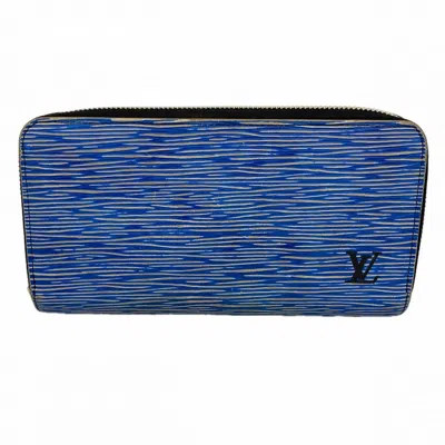 Pre-owned Louis Vuitton Blue Long Wallet (bi-fold) ()