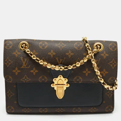 Pre-owned Louis Vuitton Blue Marine Monogram Canvas Victoire Bag