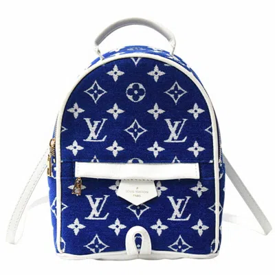 Pre-owned Louis Vuitton Blue Monogram Backpack ()