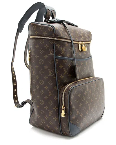 Pre-owned Louis Vuitton Blue Monogram Canvas Slate Backpack (authentic Pre-loved)