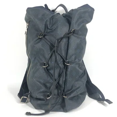 Pre-owned Louis Vuitton Blue Monogram Cobalt Navy Monogram Cobalt Backpack ()