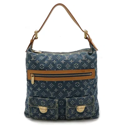 Pre-owned Louis Vuitton Blue Monogram Denim Shoulder Bag ()