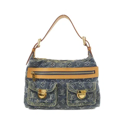 Pre-owned Louis Vuitton Blue Monogram Denim Shoulder Bag ()