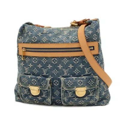Pre-owned Louis Vuitton Blue Monogram Denim Shoulder Bag ()