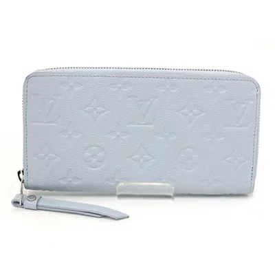 Pre-owned Louis Vuitton Blue Monogram Empreinte Leather Coin Purse/coin Case ()