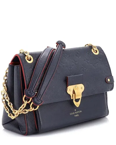 Louis Vuitton Blue Monogram Empreinte Leather Vavin Pm (authentic Pre-loved)