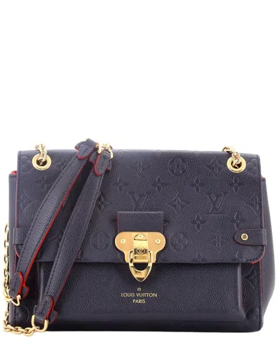 Louis Vuitton Blue Monogram Empreinte Leather Vavin Pm (authentic Pre-loved)