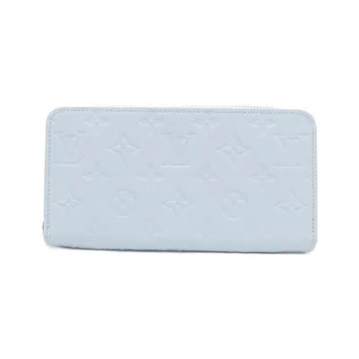 Pre-owned Louis Vuitton Blue Monogram Empreinte Long Wallet (bi-fold) ()