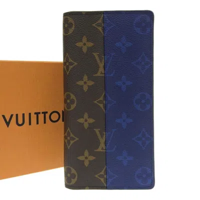 Pre-owned Louis Vuitton Blue Monogram Long Wallet (bi-fold) ()