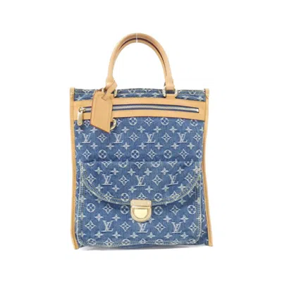 Pre-owned Louis Vuitton Blue Monogram Monogram Denim Handbag ()