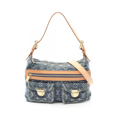 Pre-owned Louis Vuitton Blue Monogram Monogram Denim Shoulder Bag ()