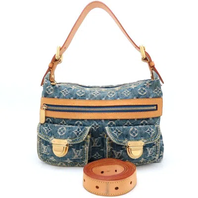 Pre-owned Louis Vuitton Blue Monogram Monogram Denim Shoulder Bag ()