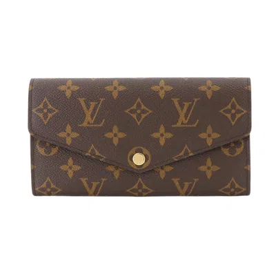 Pre-owned Louis Vuitton Blue Monogram Monogram Long Wallet (bi-fold) () In Multi