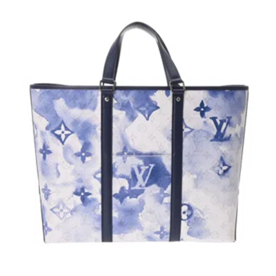 Pre-owned Louis Vuitton Blue Monogram Monogram Tote Bag ()