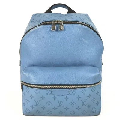 Pre-owned Louis Vuitton Blue Monogram Taigarama Monogram Backpack ()