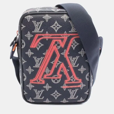 Pre-owned Louis Vuitton Blue Monogram Upside Down Ink Danube Pm