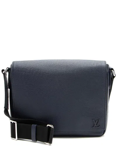 Pre-owned Louis Vuitton Blue Nylon