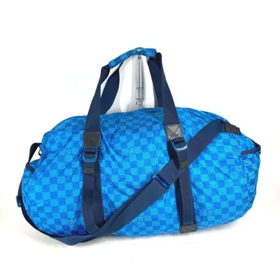 Pre-owned Louis Vuitton Blue Nylon Boston Bag Shoulder Bag ()