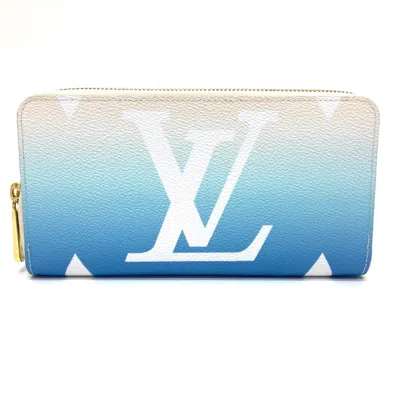 Pre-owned Louis Vuitton Blue Other Long Wallet (bi-fold) ()