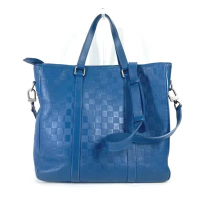 Pre-owned Louis Vuitton Blue Other Tote Bag ()