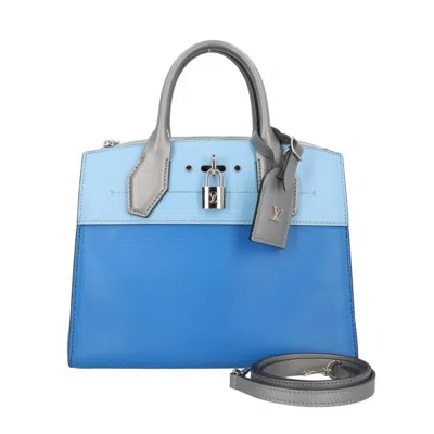 Pre-owned Louis Vuitton Blue Shoulder Bag ()