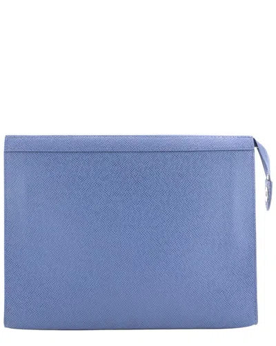 Louis Vuitton Blue Taiga Leather Pochette Voyage Mm