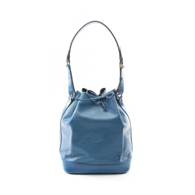 Pre-owned Louis Vuitton Blue Toledo Blue Epi Leather Shoulder Bag ()