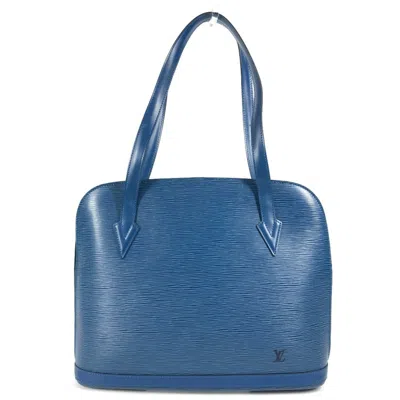 Pre-owned Louis Vuitton Blue Toledo Blue Epi Leather Shoulder Bag Tote Bag ()