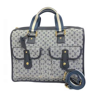 Pre-owned Louis Vuitton Blue Tote Bag ()