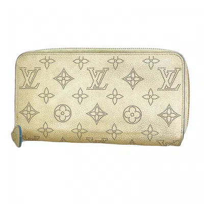 Pre-owned Louis Vuitton Blue White Long Wallet (bi-fold) () In Multi