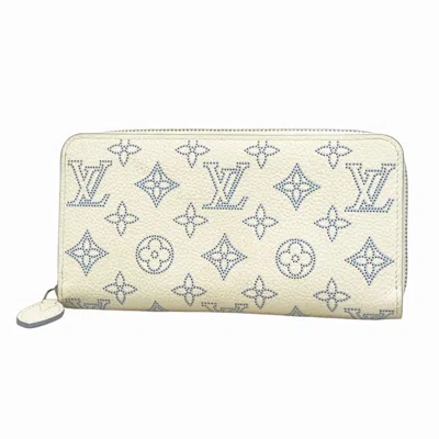 Pre-owned Louis Vuitton Blue White Long Wallet (bi-fold) () In Multi
