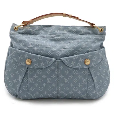 Pre-owned Louis Vuitton Blue Yellow Monogram Denim Shoulder Bag ()