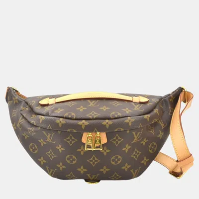 Pre-owned Louis Vuitton Body Monogram Bum Canvas Brown Waist Bag