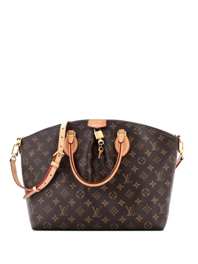Pre-owned Louis Vuitton Boetie Zipped Tote Monogram Canvas Mm Satchel In Brown
