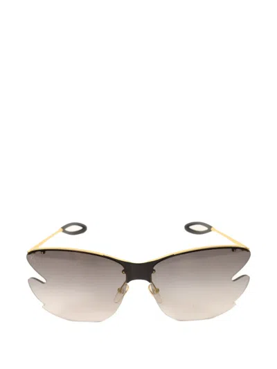 Pre-owned Louis Vuitton Bohemian Vuittony Sunglasses In Gold