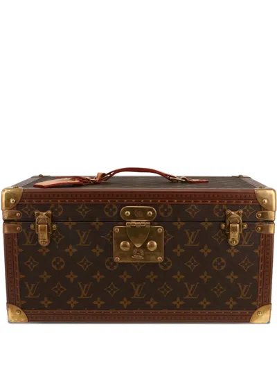 Pre-owned Louis Vuitton Boîte À Pharmacie Vanity Case In Brown